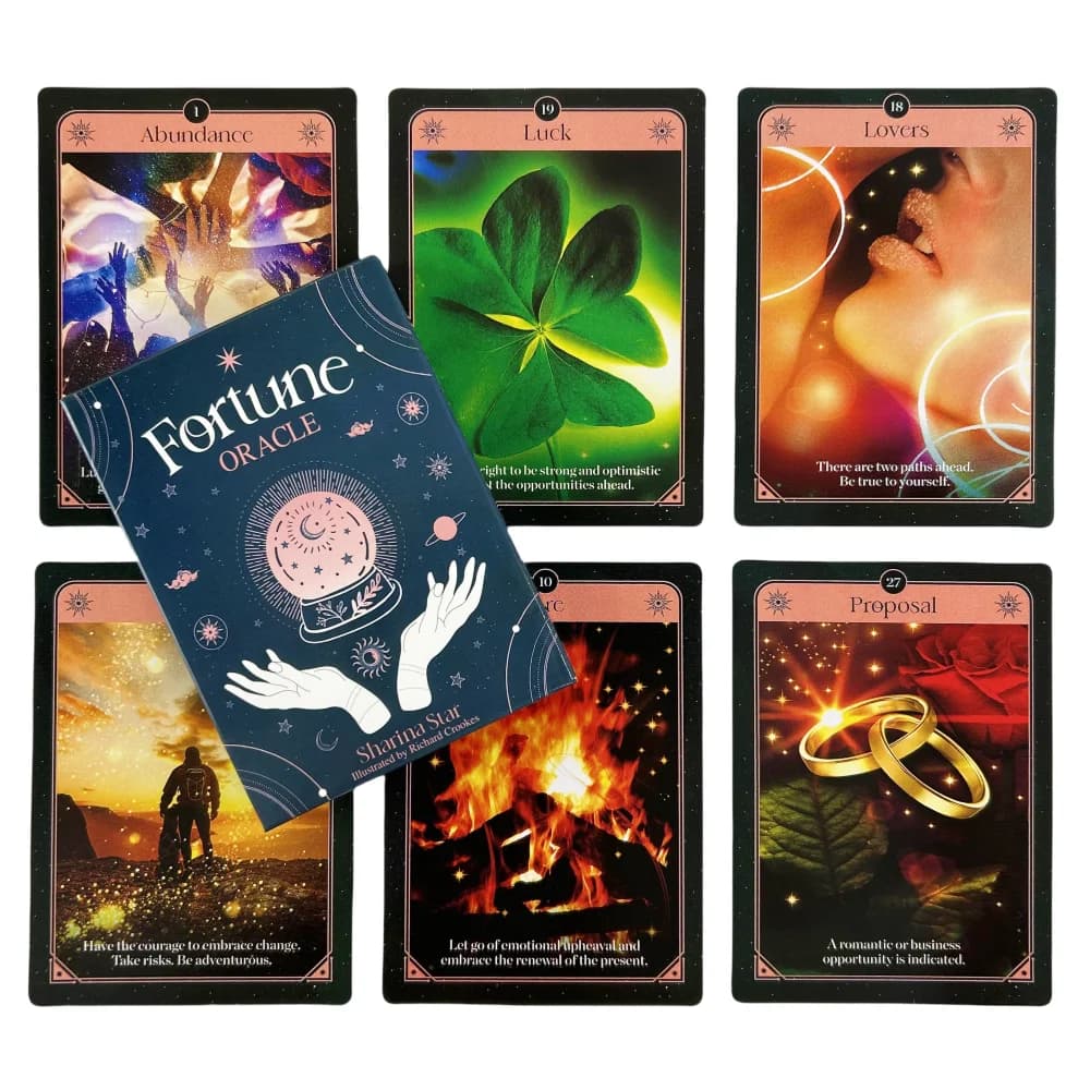 1pc Fortune Oracle Cards Gioco da tavolo da gioco per carte dei tarocchi del partito