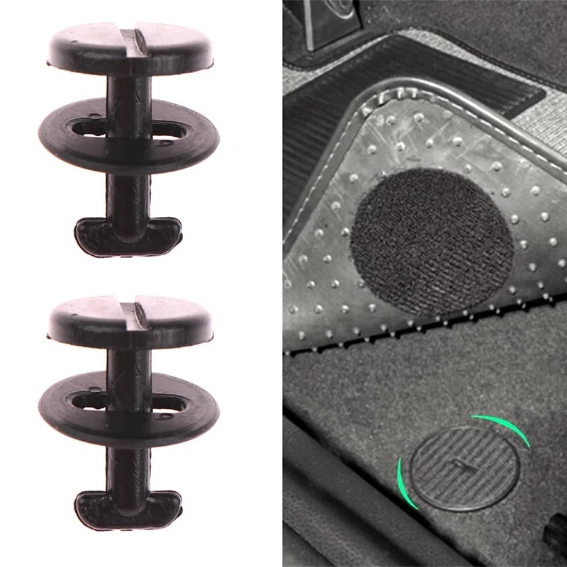 10 pcs clip for twist lock carpet with washers for E36 E46 series 3 E38 E39 series 5 and 7 cars replace fasteners