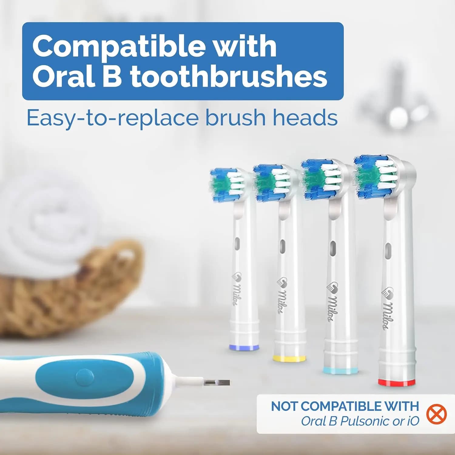 Replacement heads for electric toothbrush brush for toothbrush heads for cleaning electric toothbrush Oral B Sonic