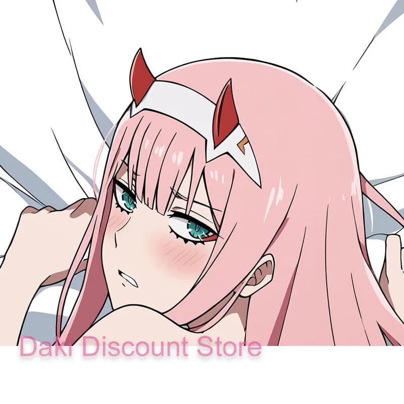 Dakimakura Anime Zero Two Stampa Fronte-Retro 2WAY Federa a Grandezza Naturale Regalo Copricuscino per il Corpo