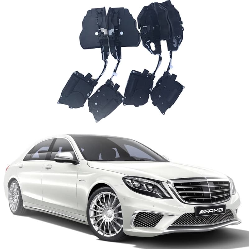 Per Mercedes Benz serie S W222 2016 + Smart Auto Electric Suction Door Lock porta automatica Soft Close Super Silence Vehicle Door