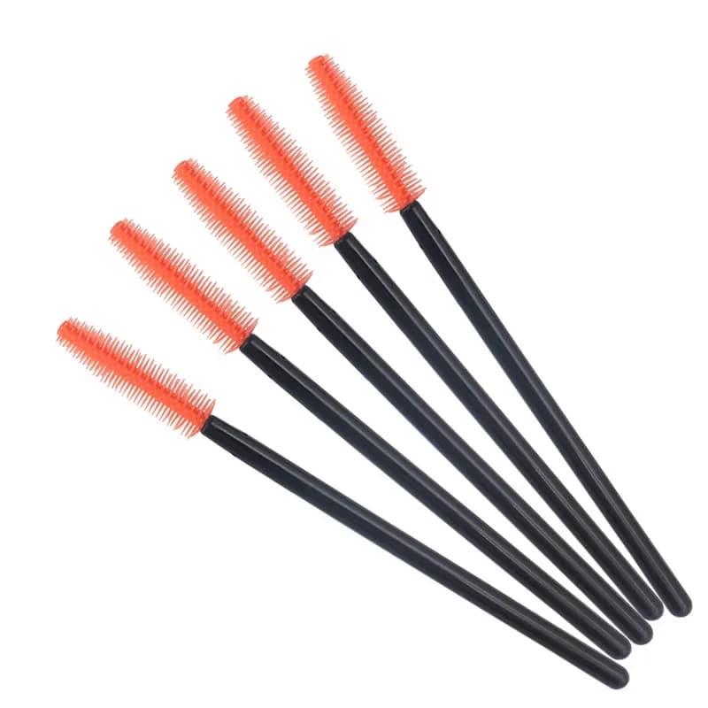 HOT 50 pcs Extension Makeup Tools Silicone Brushes Mascara Stick Applyer Use And Drop Eye Lash Makeup Brush Eyelash