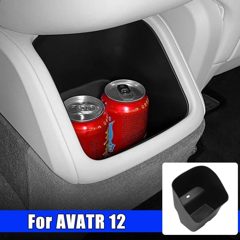 Per Changan Avatr 12 2023 2024 2025 Auto Bracciolo Scatola di Immagazzinaggio Trash Bin Pad Controllo Centrale Bracciolo Organizzatore Accessori Per Lo Styling