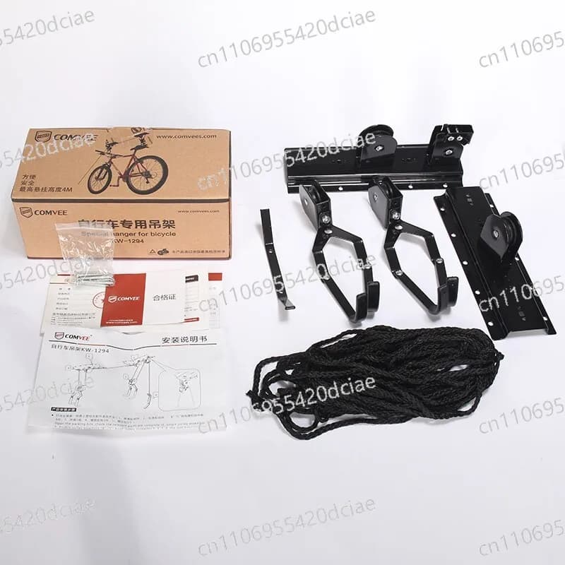 Bike Hanger Wall Mount Bicycle Rack Suspension Hook for Mountain Bike Parking & Display