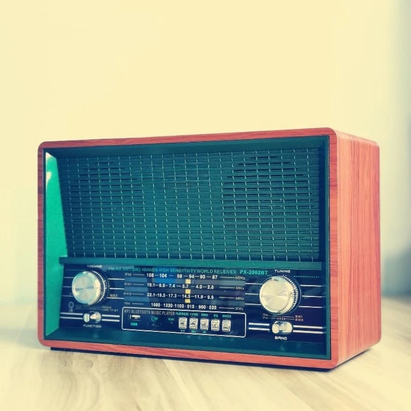 Nostalgic old man radio bluetooth speaker card FM medium wave shortwave y
