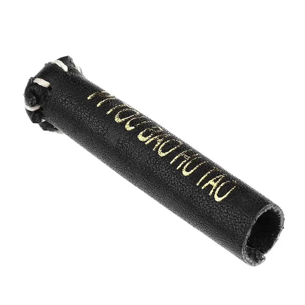 1Pcs Leather Snooker Cue Tip Cover Dustproof Practical Billiard Stick Protector Moistureproof Snooker Pool Pole Cover