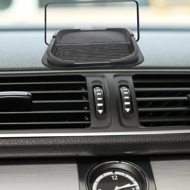 New Car PU Anti-slip Mat, Phone Holder, Anti-slip Dasher Mat, Storage Box, Car Interior Accessories