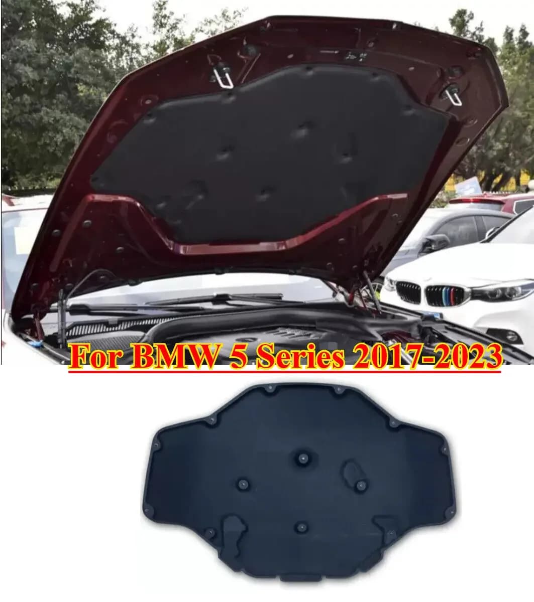 Front Engine Blanket Hood Insulation Pad Heat Shield For BMW 5 Series 2017-2023