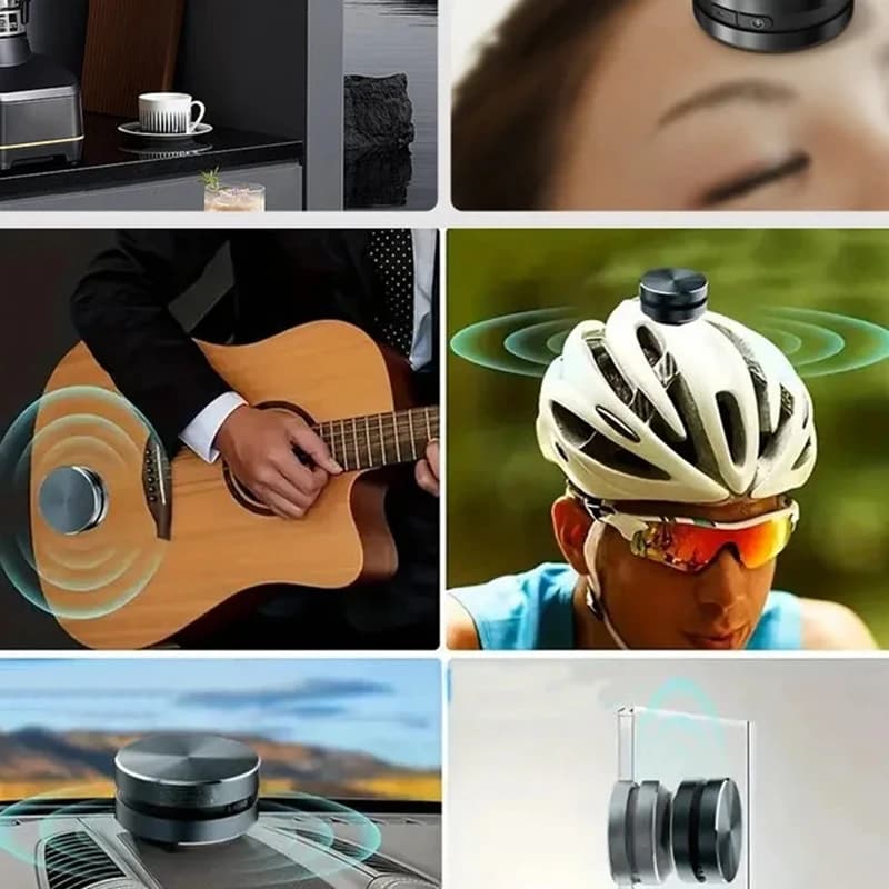 Altoparlanti Bluetooth wireless Il mini altoparlante a conduzione ossea trasforma qualsiasi cosa al suono Lettore audio stereofonico portatile-A12I