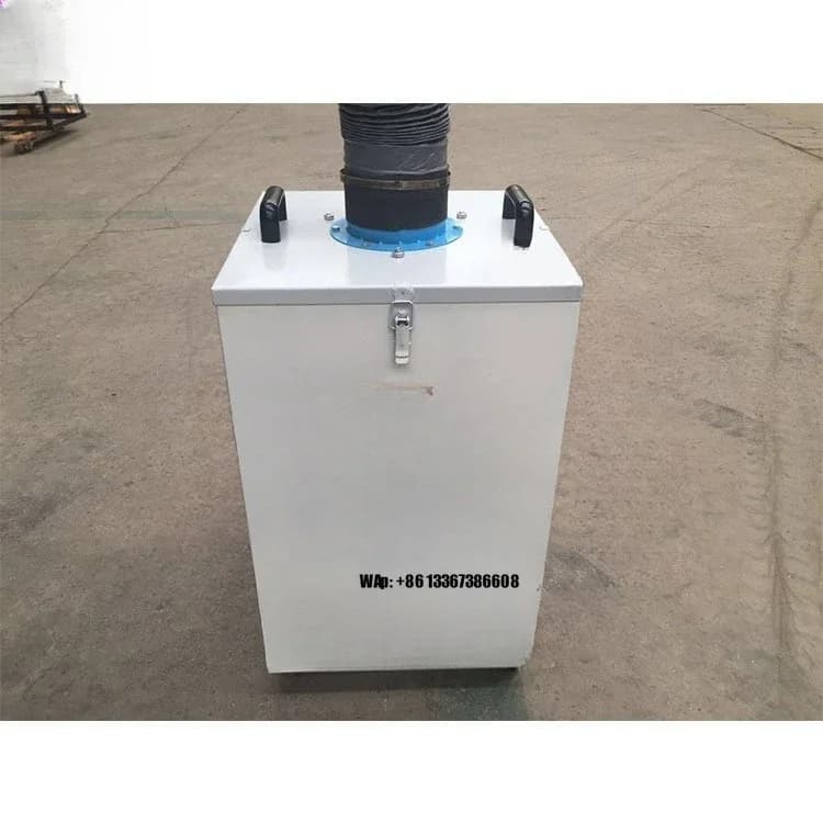 High-efficiency Mobile Purifier for Purifying Large Quantities of Harmful Fine Metal Particles Suspended in the Air.
