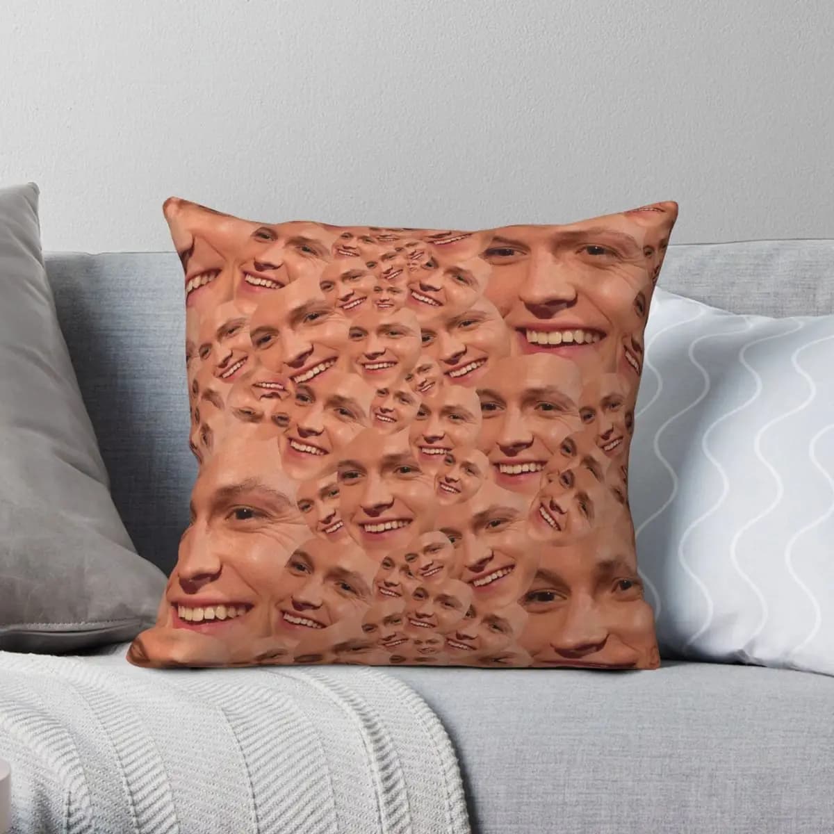 Tom Holland Bae federa poliestere lino velluto stampato Zip Decor federa per cuscino copridivano