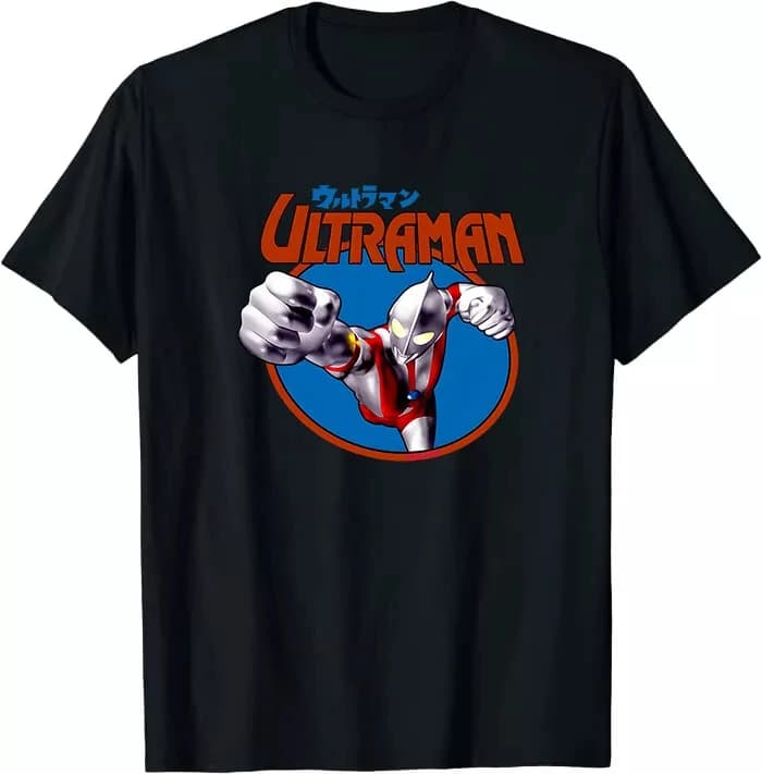 T-shirt classica Superman della serie Ultraman giapponese 2026, unisex, streetwear per tutte le stagioni, comoda e versatile