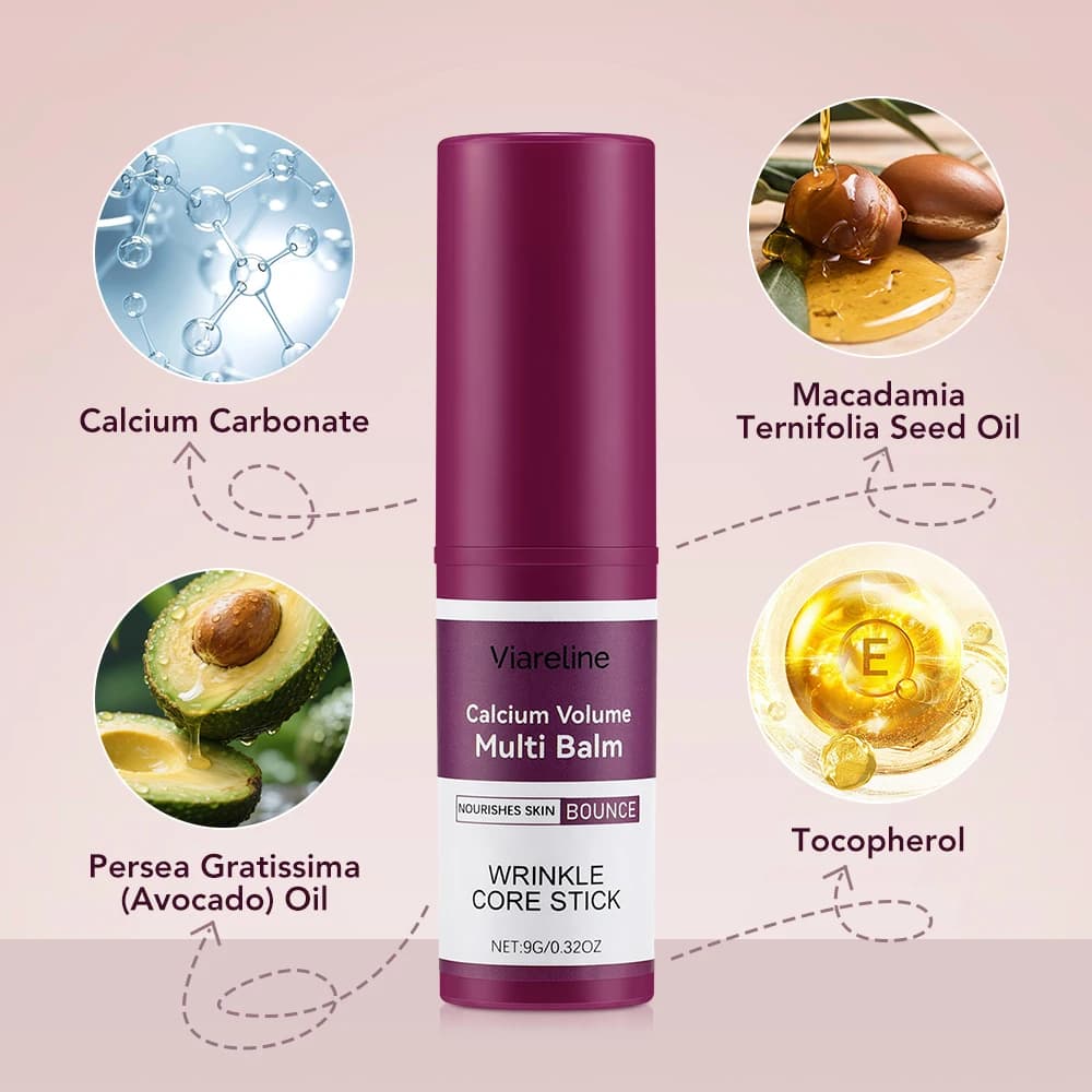 Bastone idratante Rughe Crema idratante per labbra Occhi e collo Barriera migliorata Texture liscia Multi balsamo Crema idratante per labbra Occhi e collo