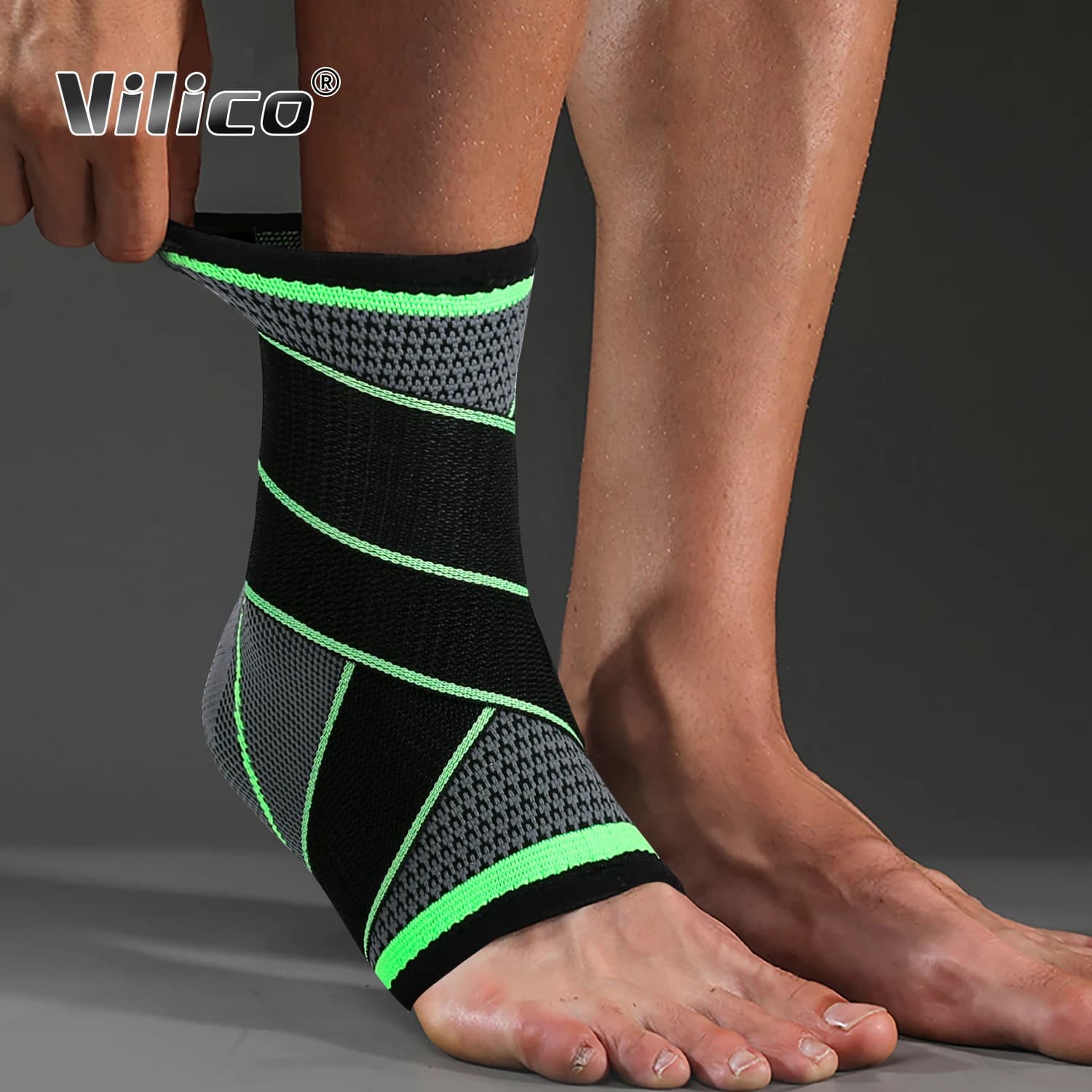 1 PC sport cavigliera cinturino di compressione manicotti supporto 3D tessuto fasciatura elastica piede equipaggiamento protettivo palestra Fitness
