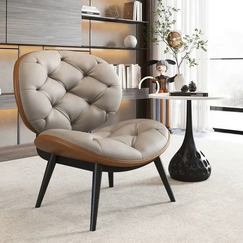 Poltrona di Lusso, Sedia Relax Nordic, Poltrona da Sala d'Attesa, Sedia Singola da Gaming, Arredamento Moderno per Soggiorno