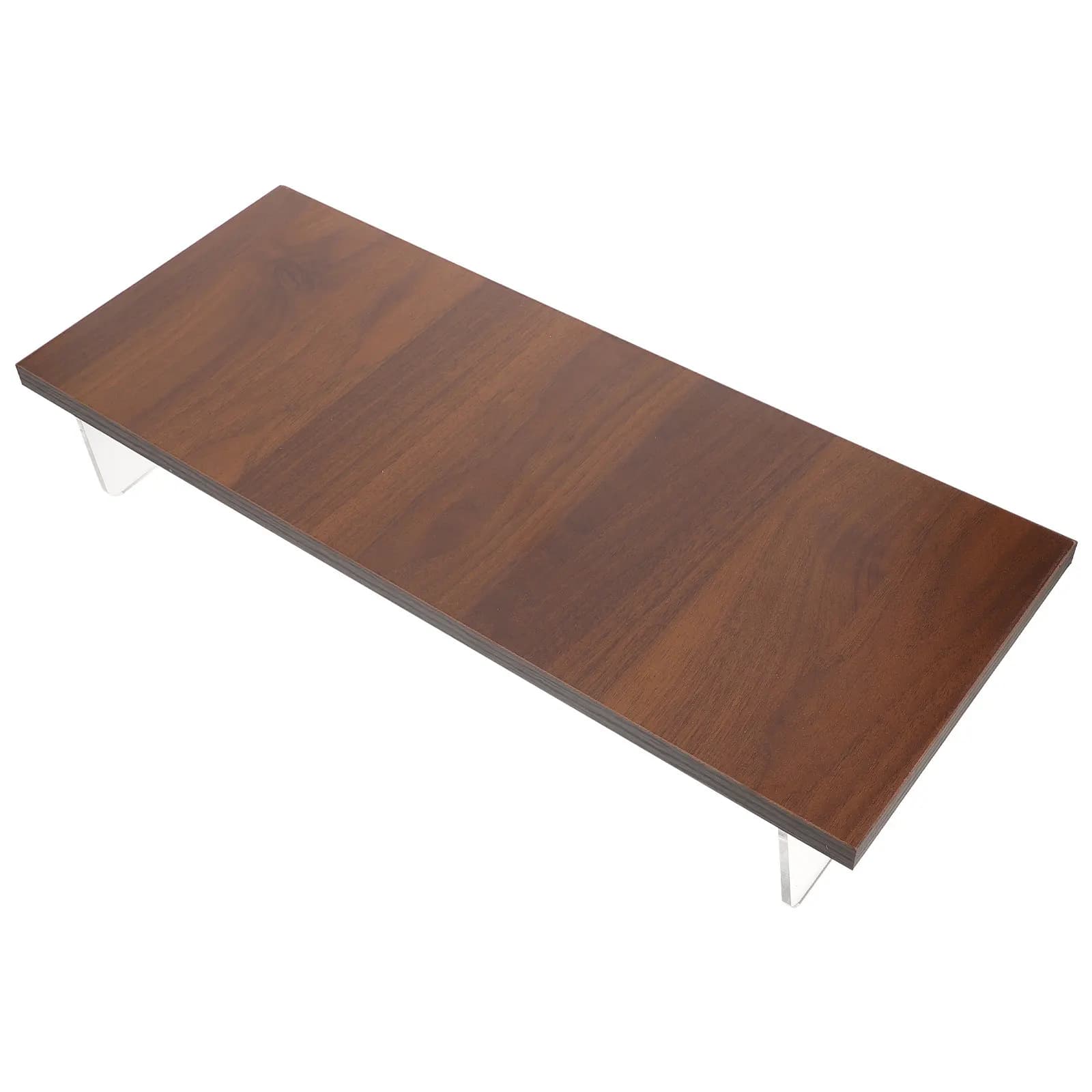 Supporto Ergonomico in Acrilico per Monitor, Organizzatore da Scrivania per Computer e Laptop, Migliora la Postura e Riduce l'Affaticamento degli Occhi