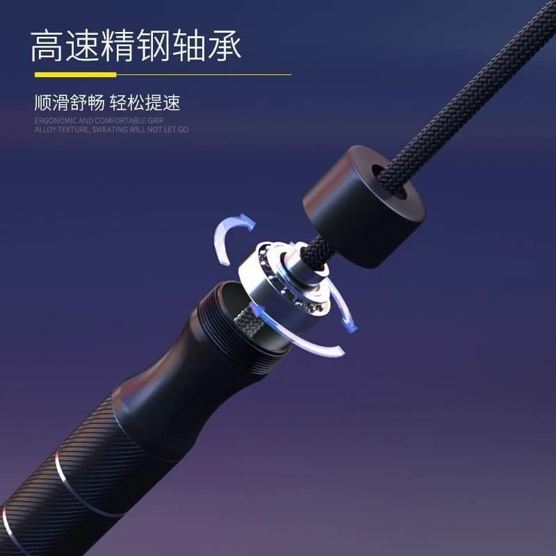 Jump Rope Max 3.5M Adjustable Length for Fat Burning Weight Loss Heavy‑Duty Skipping Rope Home Sports Fitness Exercise Equipment
