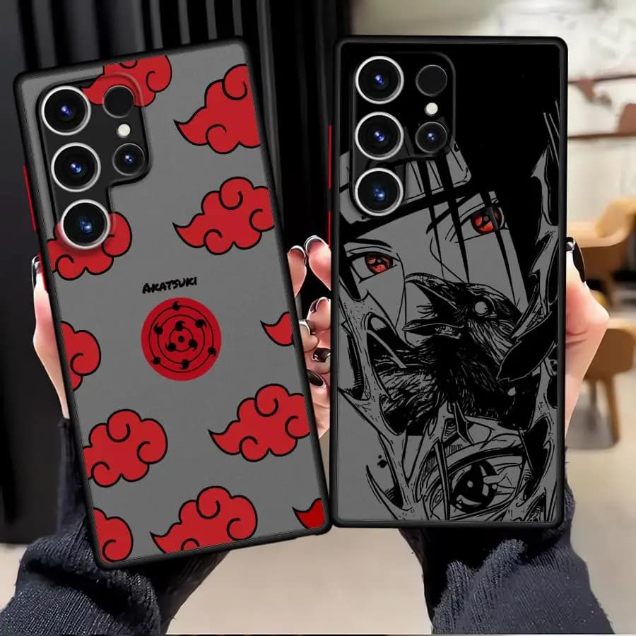 Giappone Anime Cloud Itachi Custodia morbida per Samsung Galaxy S23 Ultra S24 S22 Plus S8 Nota 20 10 S9 S25 S20 S21 FE