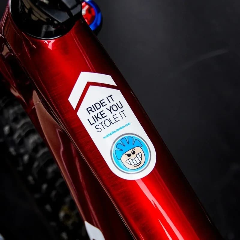 2 pezzi adesivi per telaio per bicicletta per mountain bike adesivo per tubo superiore decalcomanie per bici da strada adesivi per telaio impermeabile accessori per bici MTB