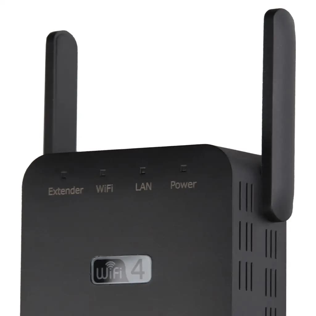 Dual Antenna 2.4G Wifi Repeater 300mbps Signal Booster Wireless Extender for Apartment Coverage