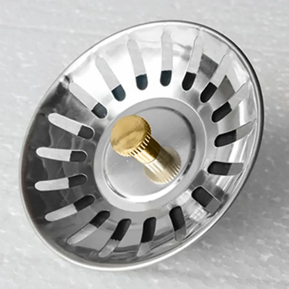 Scarico per lavabo in acciaio inox lavello Dopant filtro per fognatura cestello filtro per rifiuti tappo Anti-intasamento scarico a pavimento accessori da cucina