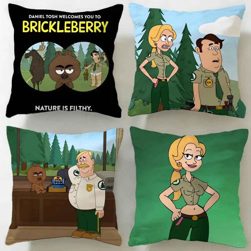 Fodera per cuscino Fashion Bbrickleberryies, morbida e facile da lavare – versatile per divano, letto, viaggi e ufficio