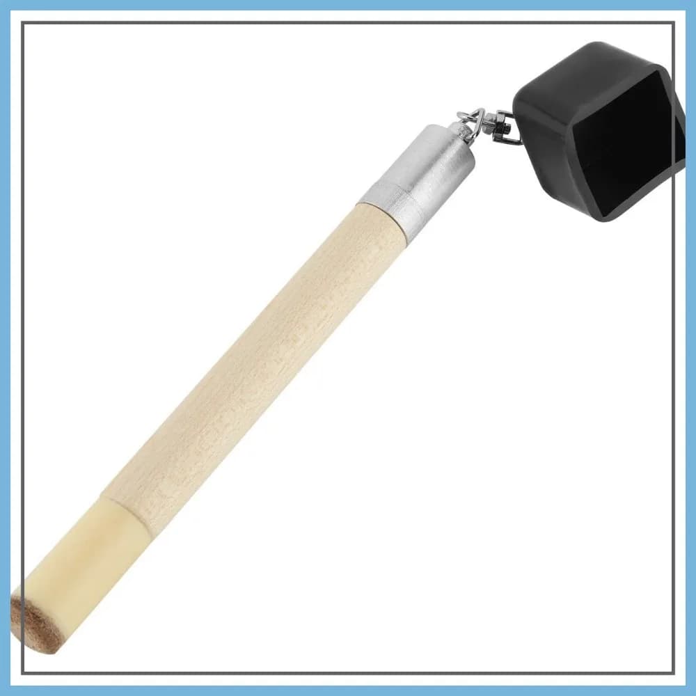 Porta Gesso per Stecca da Biliardo 2 in 1 Portatile con Puntatore per Punta, per Biliardo, Pool e Snooker