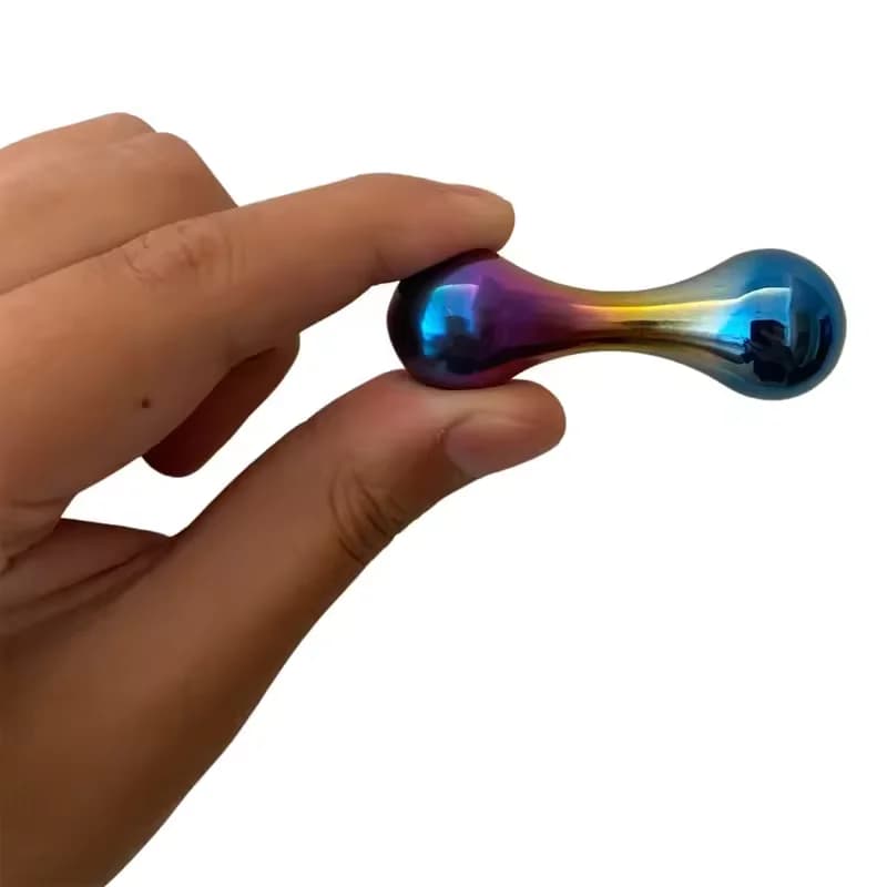 Divertente lega di titanio Begleri Spinner adulto Agitarsi Giocattolo Sollievo dallo stress Knucklebone Dito in metallo Spinner Rotante Gadget da tavolo