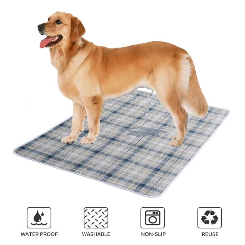 Tappetini Assorbenti Lavabili per Cani, Tappetino Riutilizzabile per Urina di Animali, Impermeabile per Sedile Auto, Divano, Tappetino per Addestramento Cuccioli e Gatti, Accessori per Animali Domestici
