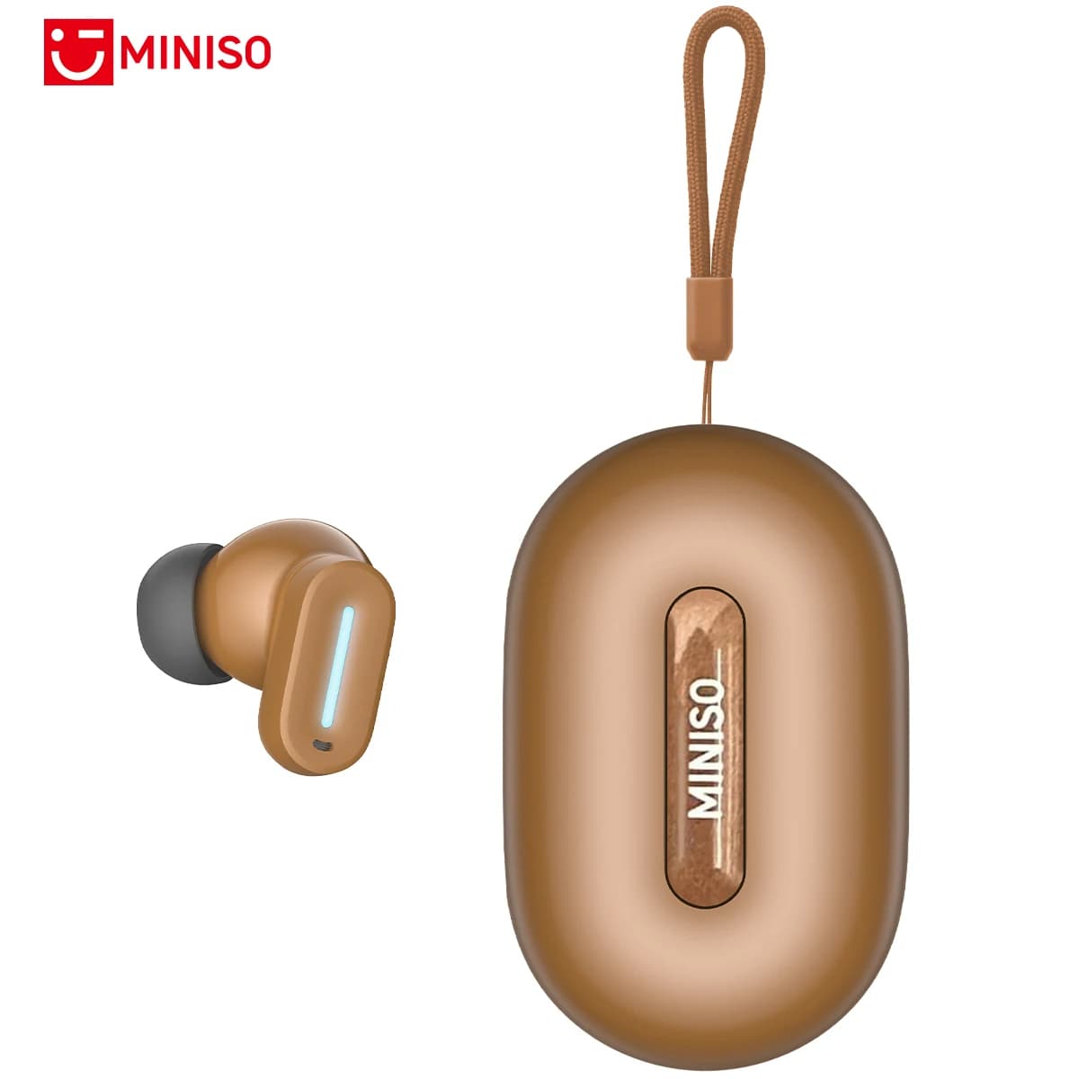 MINISO MS132 Bluetooth Earphones TWC Office Travel Wireless Headphones ENC Noise Reduction Call Low Latency Sport In-Ear Earbuds