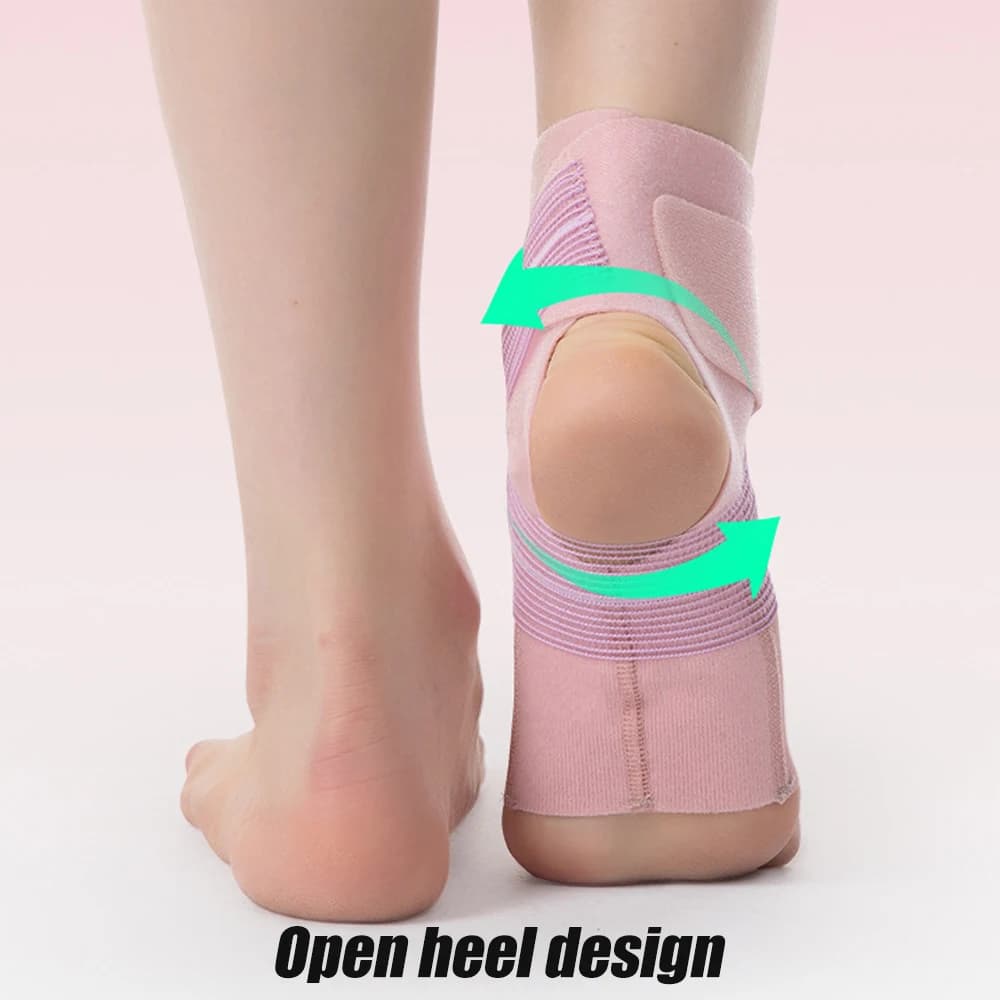 Supporto per Caviglia Regolabile con Cinturino per Fascite Plantare e Tendinite di Achille, Fascia Compressiva per Sport, Uomini e Donne