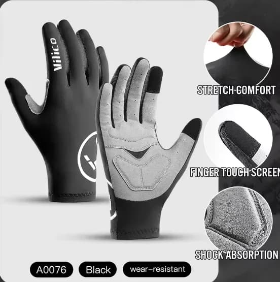 Guanti Estivi da Ciclismo per Uomo, Mezze Dita, Touch Screen, Traspiranti, per Pesca, Moto, Bici da Strada, Protezione Solare