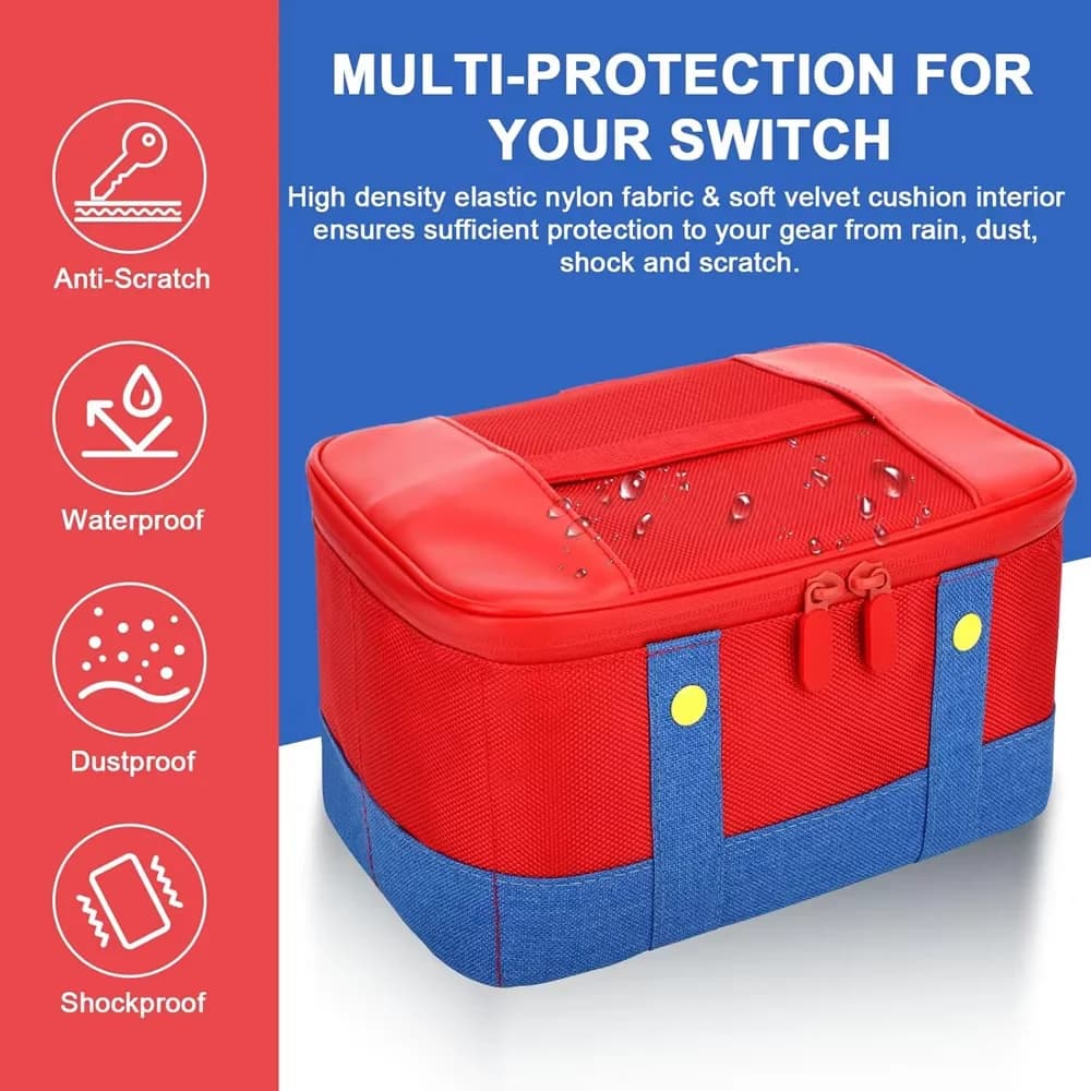 Per Nintendo Switch Custodia da viaggio Borsa da trasporto per Nintendo Switch/Switch Pro/OLED/console di gioco/Gamepad/Accessori per carte di gioco