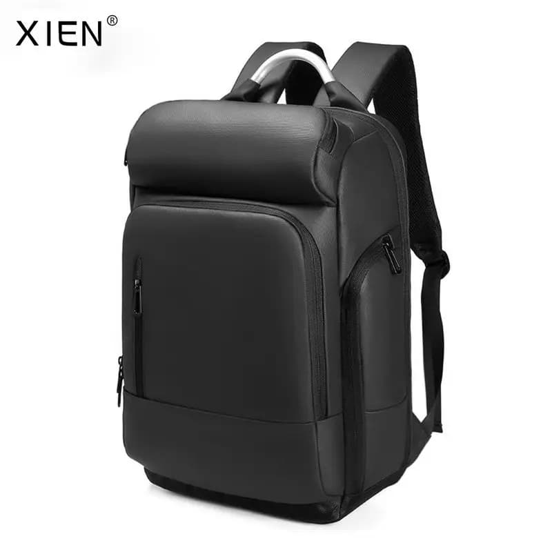 EURCOOL 15.6 Zaino per laptop Nero Business Maschio Mochila Zaino funzionale con ricarica USB Zaino impermeabile