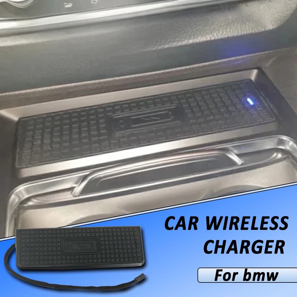 Car phone support with wireless charger for BMW f30 f31 f33 f34 f35 f36 m4 f82 Series 3 4, quick charging base, interior accessories