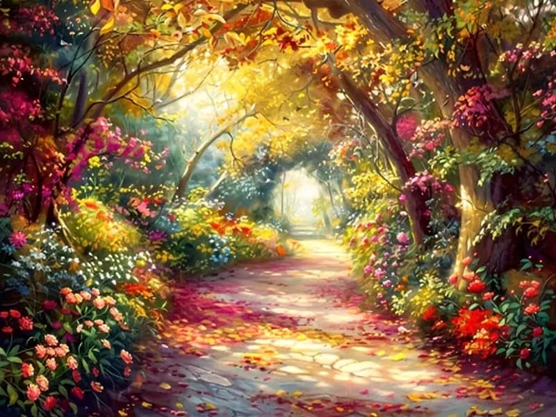 5D Street Landscape Diamond Painting Cross Stitch DIY Full Drill Mosaic Colorful Diamond Handmade Art Exquisite Gift Home Decor