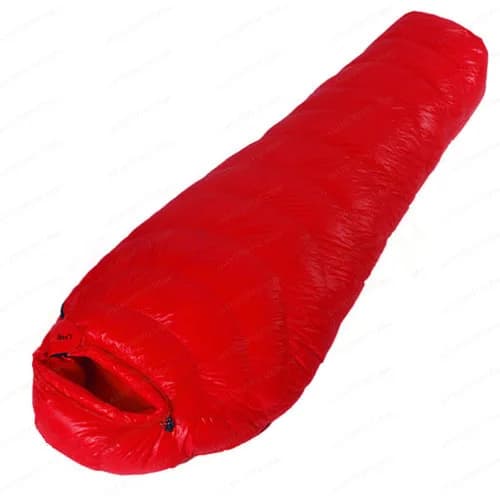 Sacco a pelo per campeggio all'aperto, imbottitura in piuma d'oca bianca, nylon impermeabile, comodo, caldo, mummia, inverno, 2800G, 3000G