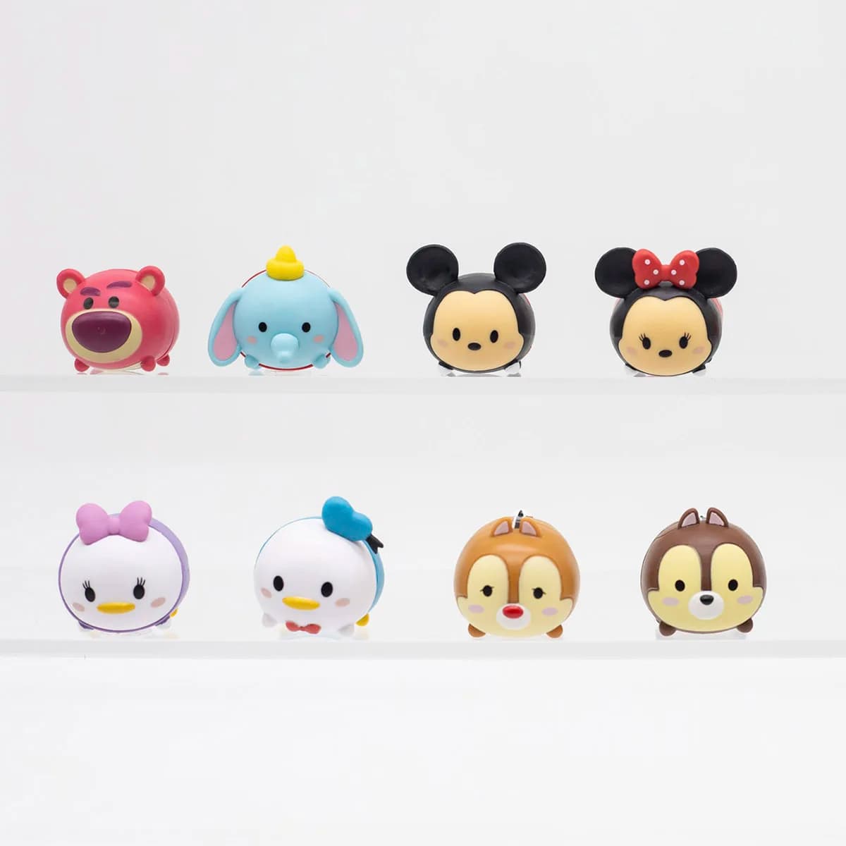 Disney Tsum Tsum Magnetic Stackable Figurines Adorable Mickey Minnie Lotso Cute PVC Collectible Toys for Fans Fridge Magnets