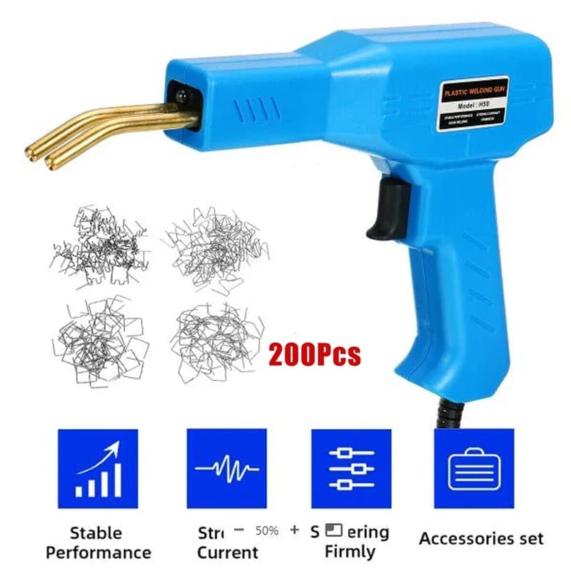 Saldatrice da 80W saldatrici per materie plastiche cucitrici a caldo macchina per graffette macchina per la riparazione del PVC strumento per la saldatura della cucitrice del corpo del paraurti dell'auto