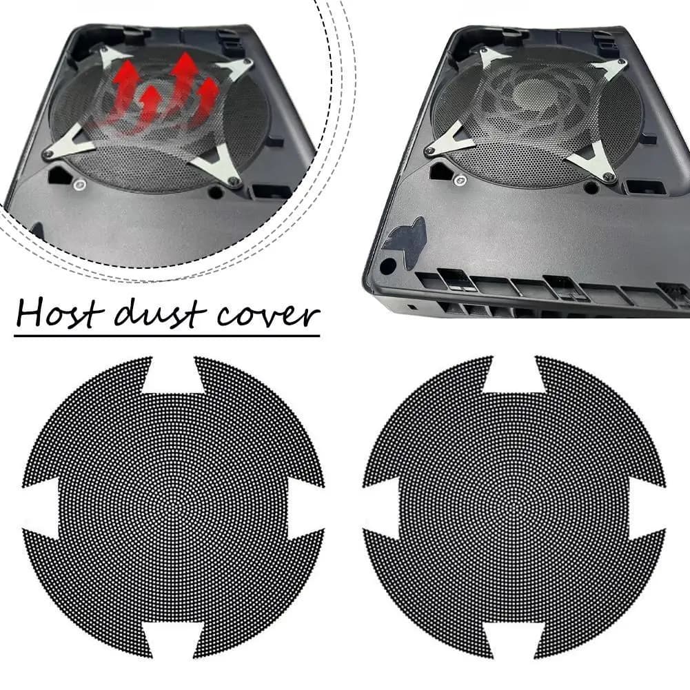2 pezzi per PS5 PRO Console filtro antipolvere custodia in rete antipolvere copertura facile pulizia piastra frontale ventilatore accessorio di gioco per PS5 PRO