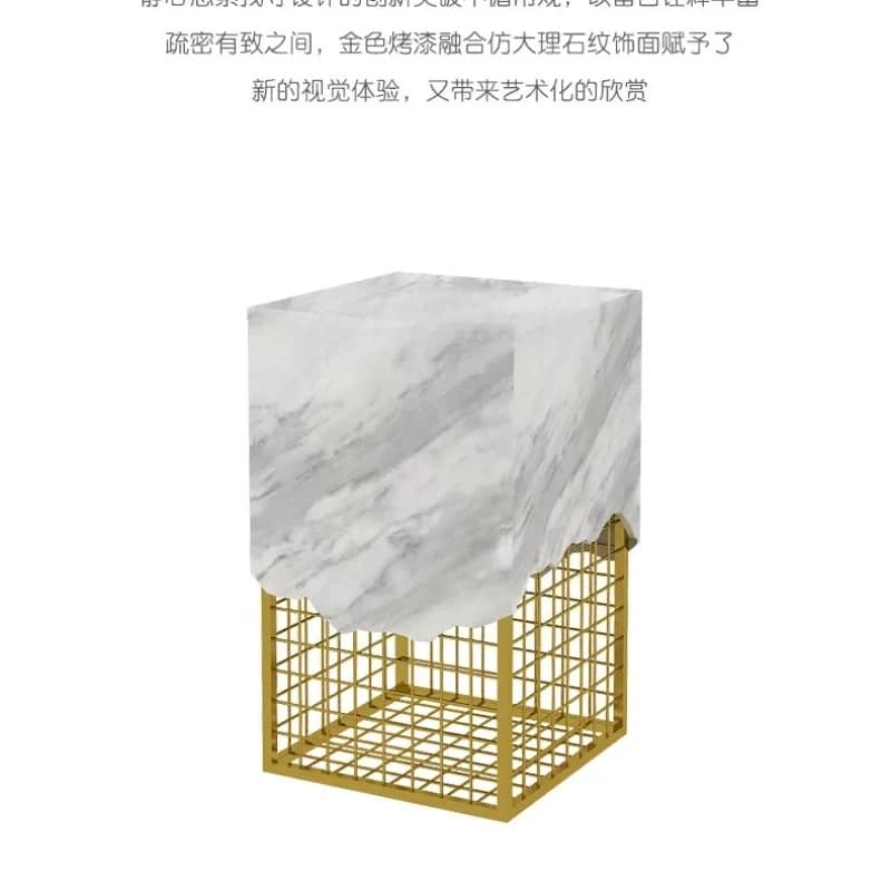 Tavolo da esposizione XL Negozio di abbigliamento Finestra Borsa per scarpe Tavolo decorativo da esposizione Tavolo ad acqua alto e basso