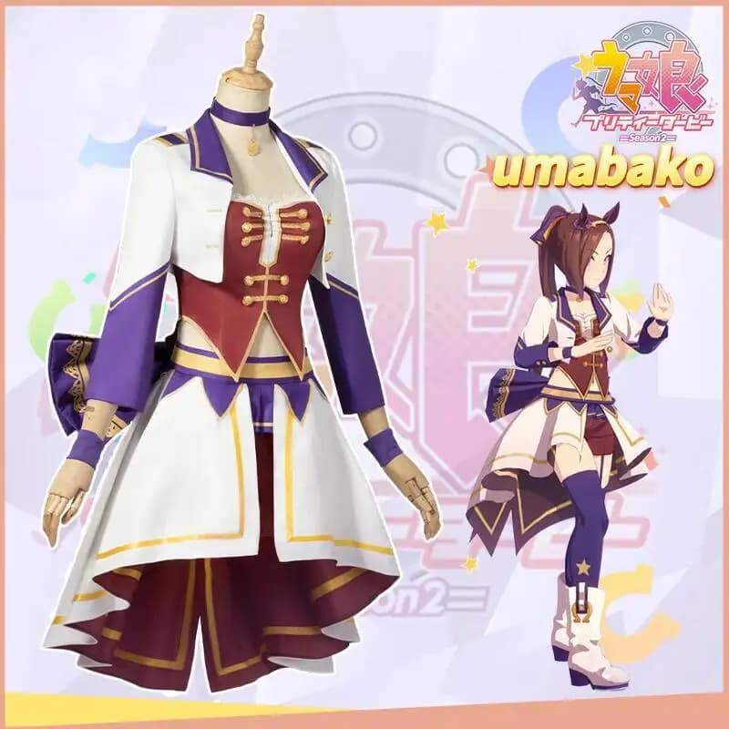 Anime Umamusume: Pretty Derby Season 2 Umabako Stage SJ Lolita Dress Uniform Cosplay Costume Halloween Women