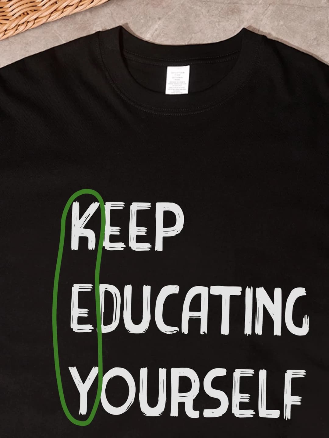 Motivational American Style Short Sleeve T-Shirt Pure Cotton Fun Print Breathable Casual Wear for Students And Young Adults