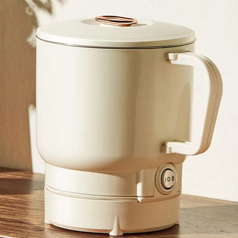 Bollitore pieghevole portatile da 800 ml Bollitore elettrico per piccole famiglie in acciaio inossidabile Bollitore elettrico per uso domestico