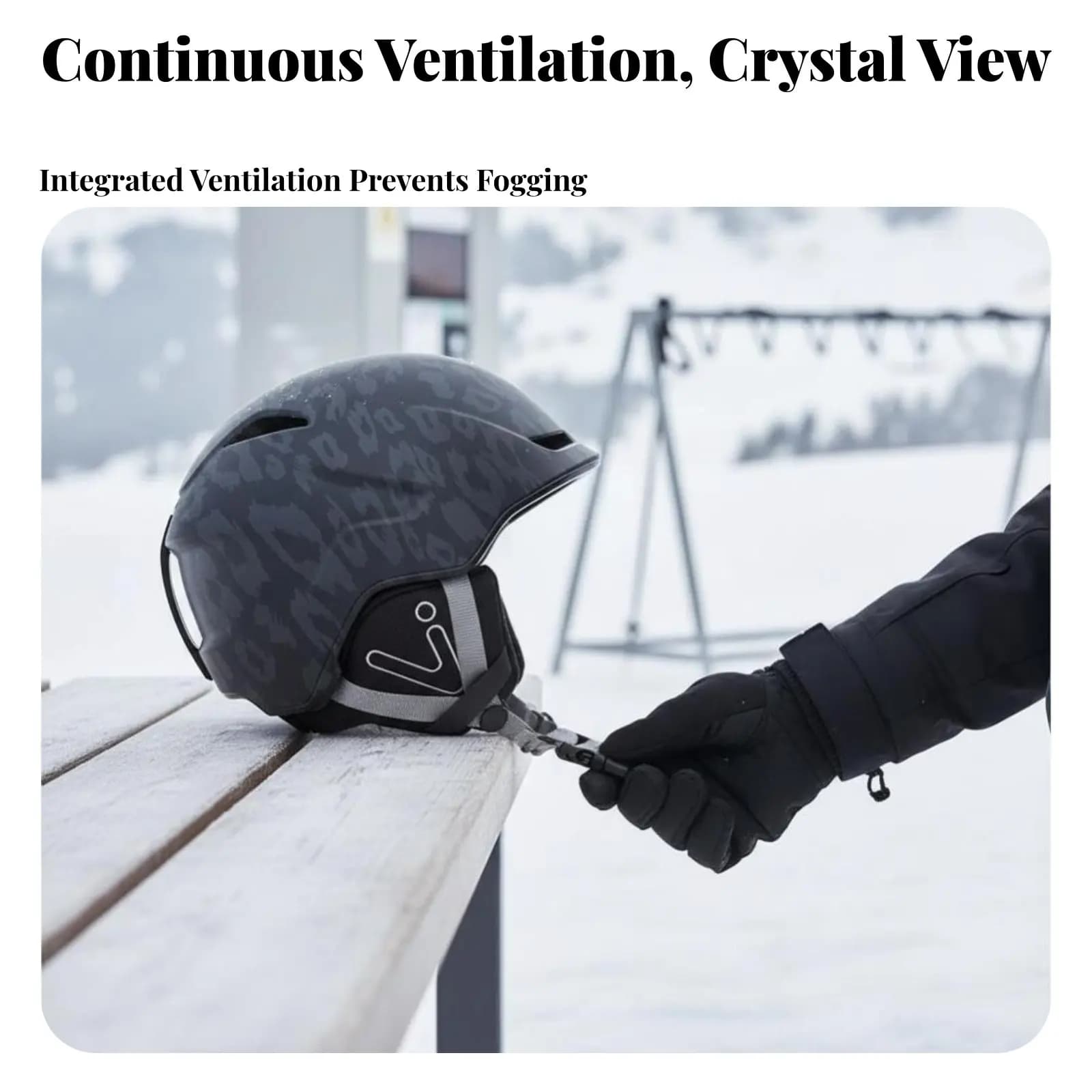 Casco Invernale, Attrezzatura da Sci Unisex, Antiurto, Leggero, Occhiali Integrati, Colori alla Moda