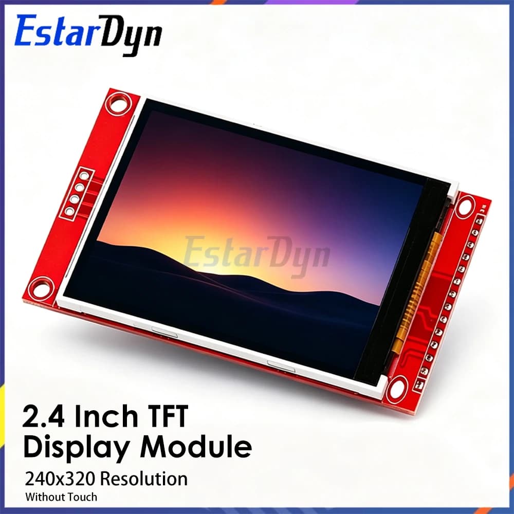 2.4-inch 240x320 Full Color TFT LCD Display Module 4-Wire SPI ST7789V/ILI9341 for Raspberry Pi DIY