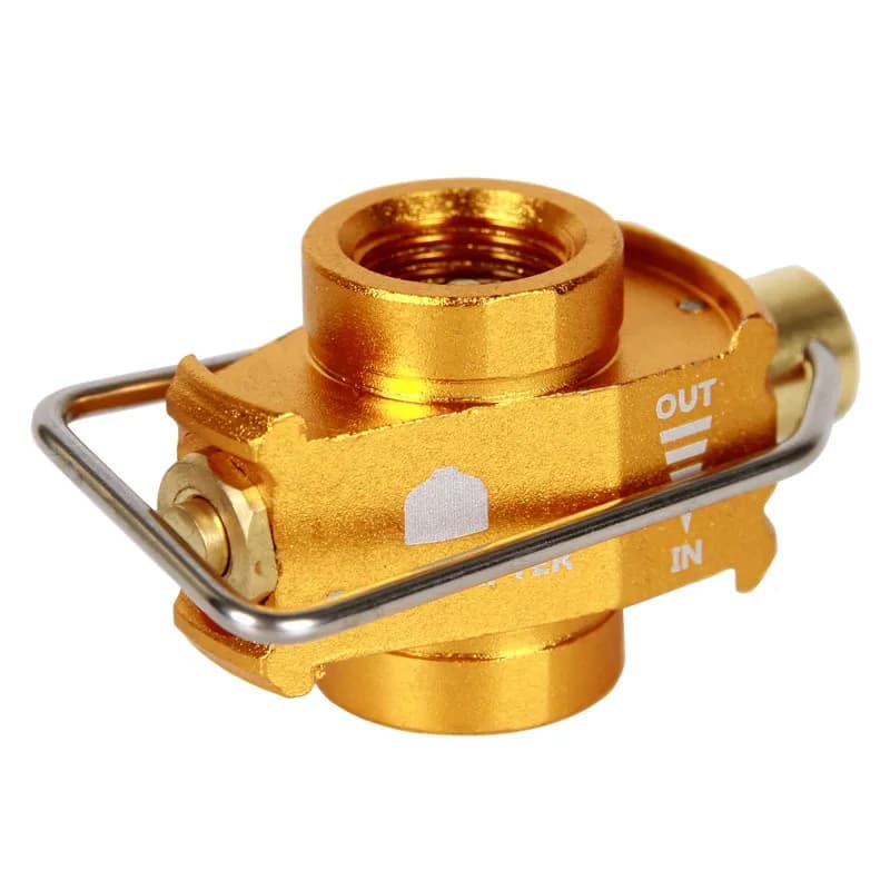 Gas Saver Plus Converter Durable Gas Adapter Flat Tank Connector for Outdoor Camping Stove Refill Shifter