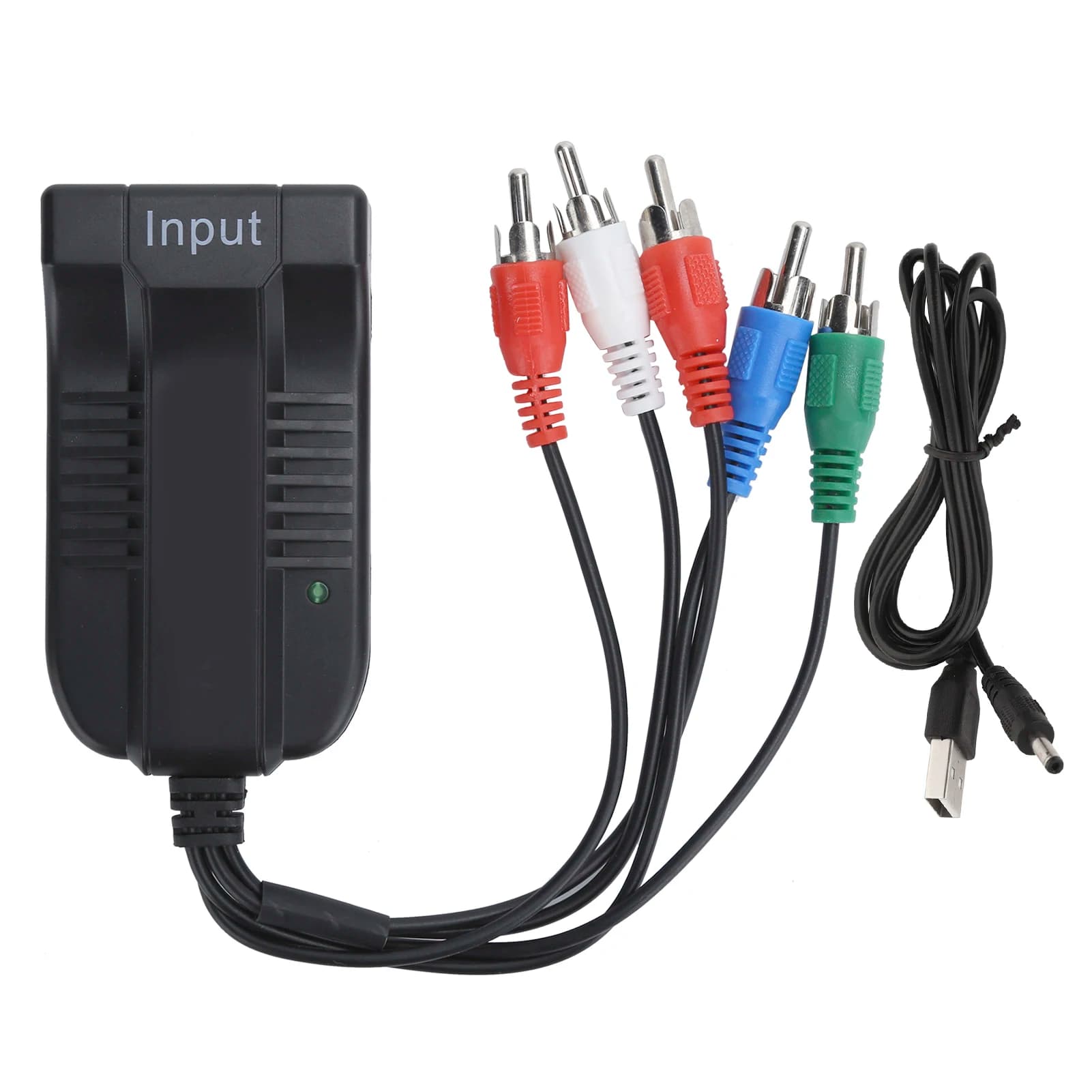 Convertitore HDMI-Compatibile a YPBPR Z10AS, Adattatore Video RGB Component HDMI-Compatibile con Audio R/L a YPBPR, Plug and Play