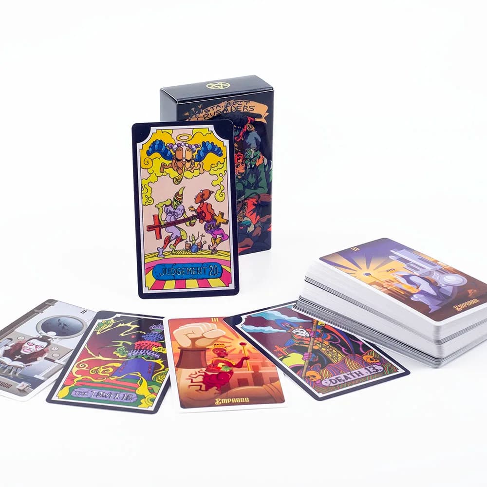 Le bizzarre avventure di JoJo TAROT & The Nine Gods Cards Tarot Tempo libero Intrattenimento Gioco di carte Riunione di famiglia Mazzo di divinazione