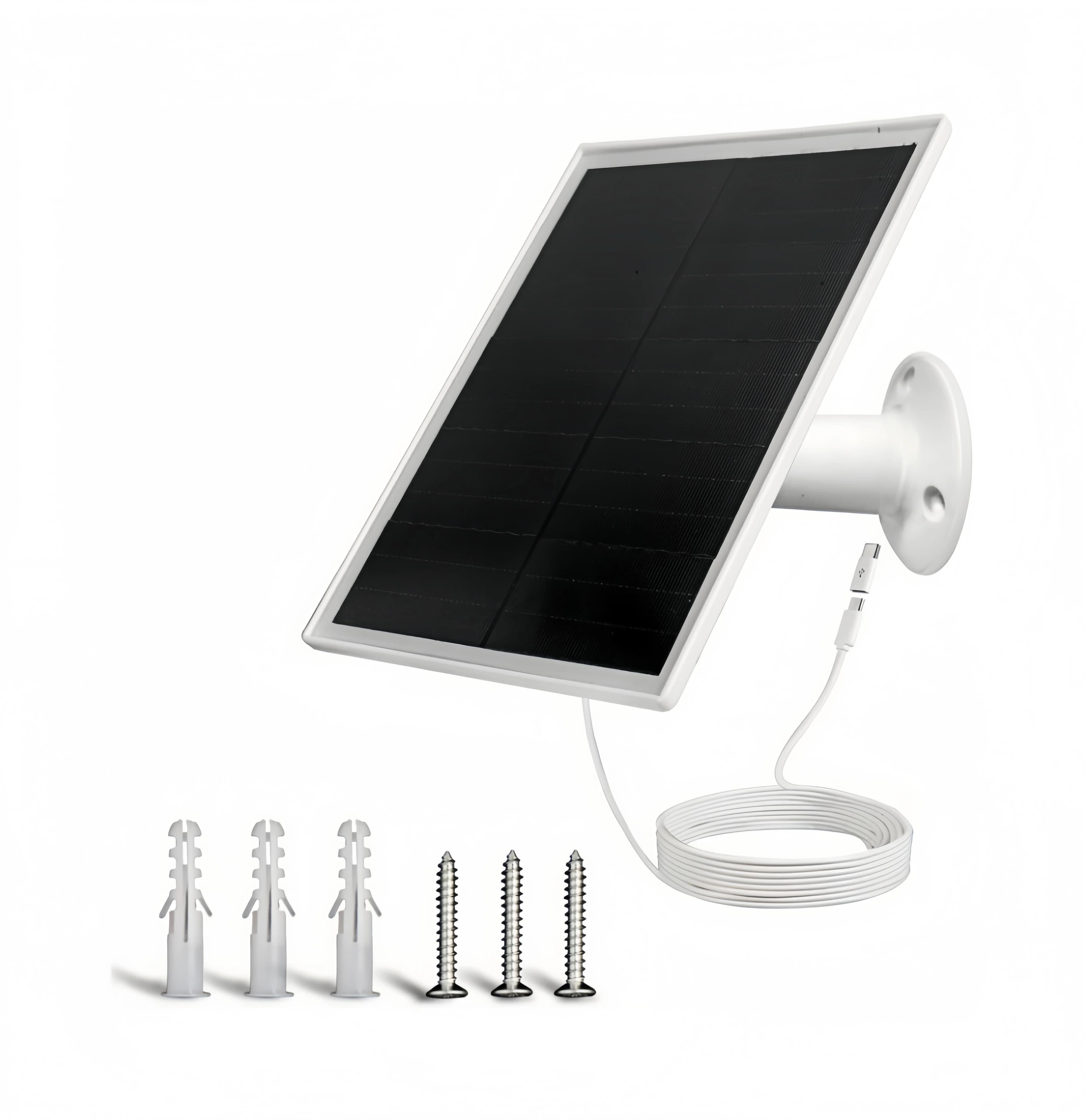 Pannello Solare Flessibile APH-P40 6W con Porta Micro USB/USB-C, Caricatore DC 5V IP65 Impermeabile per Batterie Ricaricabili da Esterno